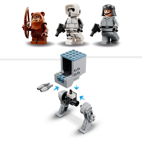Lego star wars - juguetes de construcción at-st (75332)