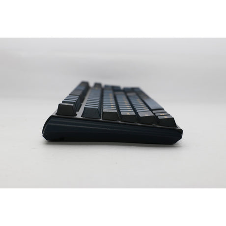 Ducky one 3 pro, teclado para juegos (negro, diseño estadounidense, azul cherry mx2a, led rgb, pbt de doble disparo, mecánica quack, intercambio en caliente)