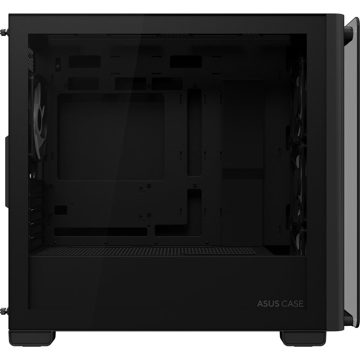 Caja mini torre Asus a23 plus (negro | 2x USB-A | 1x USB-C | RGB | vidrio templado)