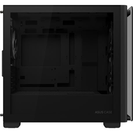 Caja mini torre Asus a23 plus (negro | 2x USB-A | 1x USB-C | RGB | vidrio templado)
