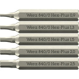 Wera tool-check modular micro 1, juego de puntas de 21 piezas (negro verde)