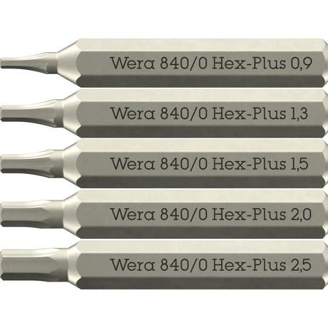 Wera tool-check modular micro 1, juego de puntas de 21 piezas (negro verde)
