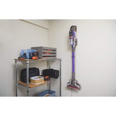 Aspiradora de palo para mascotas extrema Black+decker 36v 4 en 1 power series (púrpura)