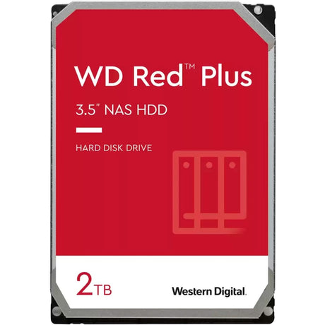 Disco duro WD Red Plus de 2 TB (20efpx, SATA 600, 24 7, AF)