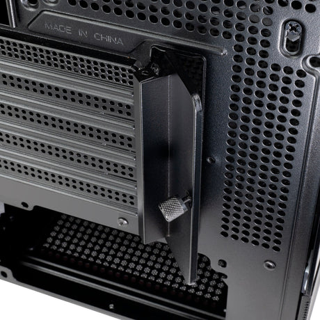 Carcasa mini torre Silverstone lucid 04 (negra | 2x USB-A | 1x USB-C | RGB | vidrio templado)