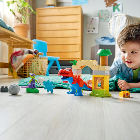 Lego Duplo 10463 Dinosaurio Spidey Rex vs. Duende Verde