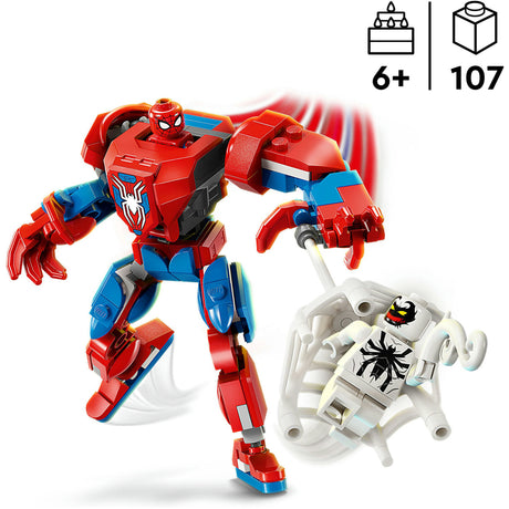 Lego superhéroes 76308 spider-man mech vs antiveneno