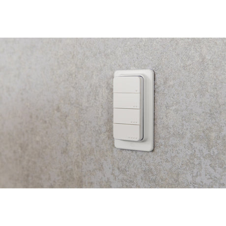 Shelly Blu RC Button 4 ZB Mando a distancia (Blanco, Bluetooth 5 (LE), ZigBee)