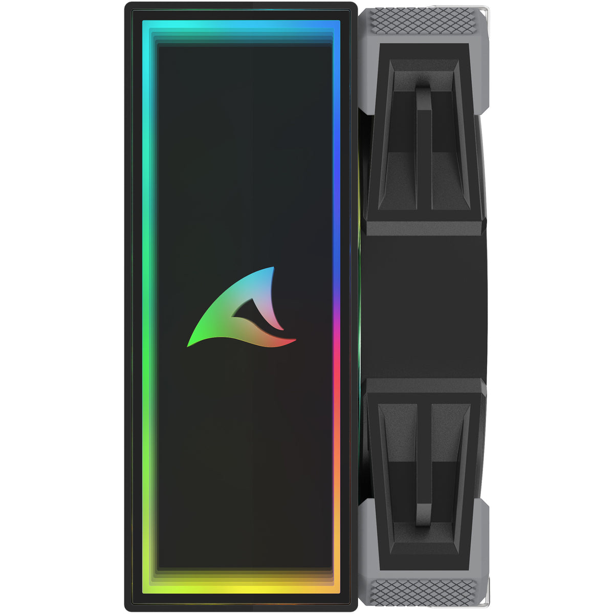 Enfriador de CPU Sharkoon a40 rgb (negro, conector de ventilador pwm de 4 pines)
