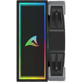 Enfriador de CPU Sharkoon a40 rgb (negro, conector de ventilador pwm de 4 pines)