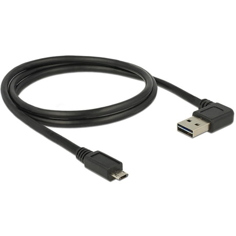 Delock cable easy-usb-a 2.0 macho > cable easy-usb micro-usb-b 2.0 macho (negro, 1 metro)
