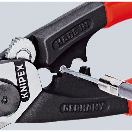 Knipex 95 61 190 cortador de alambre de acero con pértiga de plástico 190 mm