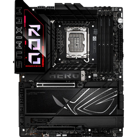 Placa base Asus Rrog Maximus Z890 Hero Socket 1851 (negra, RAID, 2,5GB-LAN, 5GB-LAN, Wi-Fi 7, BT, Sonido, ATX)