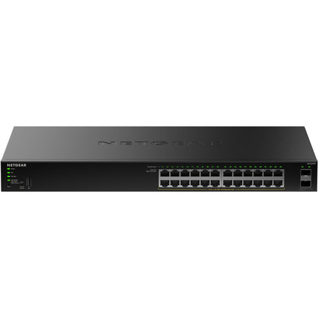 Conmutador Netgear gs324tpv2 (negro, presupuesto poe de 190w)