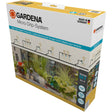 Juego de riego por microgoteo para jardín Gardena (30 plantas) con gotero (gris negro)