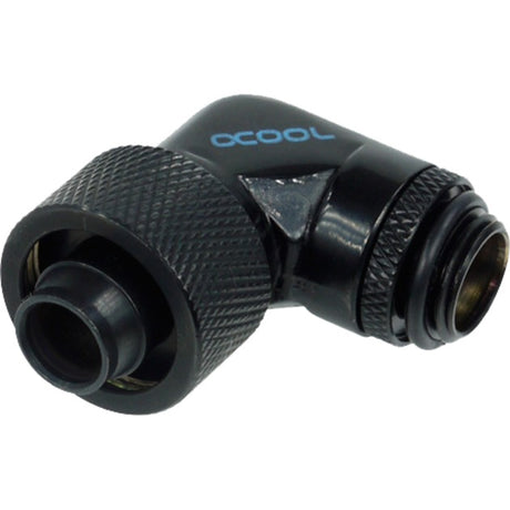 Alphacool 16 10 racor de compresión giratorio 90° conexión g1 4 (negro)