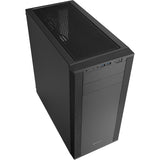 Carcasa de torre midi Sharkoon m25-v (negro | 2x USB-A)