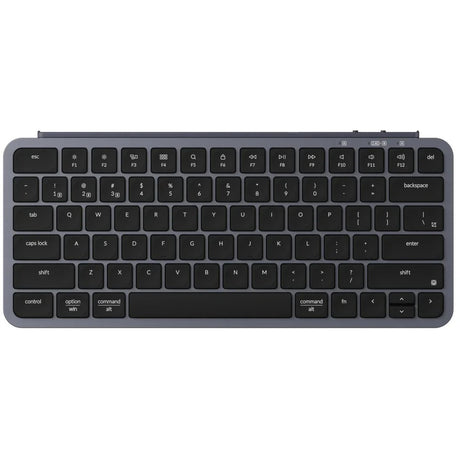 Teclado Keychron b1 pro-k1 (gris, diseño internacional de EE. UU. (qwerty), interruptores de tijera, 75 %, teclas abs, 2,4 ghz | bluetooth 5.2 | usb-c)