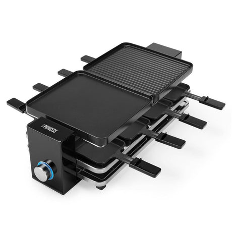 Princess 162925 raclette piano negro 8 set gourmet (negro)
