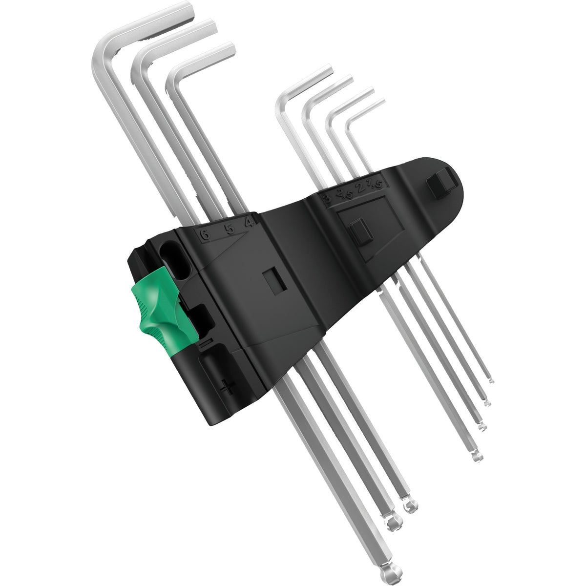 Juego de llaves allen Wera 950 9 hex-plus 1 (cromadas, 9 piezas, de 1,5 mm a 10 mm)