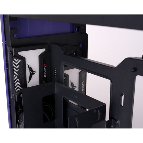 Carcasa de minitorre Thermaltake tr100 Future Twilight (púrpura | 2x USB-A | 1x USB-C)
