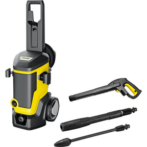 Limpiadora de alta presión Kärcher k 7 wcm premium (amarillo negro, con limpiador de suciedad y enrollador de manguera)