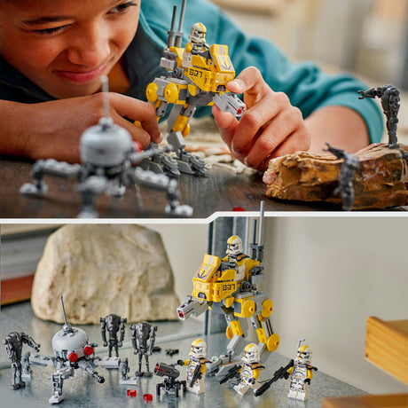 Lego star wars 75431 327th star corps paquete de batalla de soldados clon