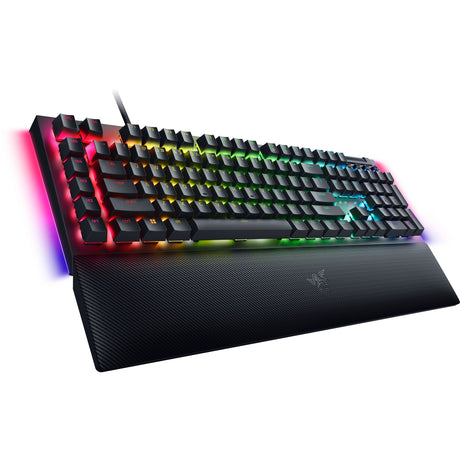 Razer blackwidow v4, teclado gaming (negro, diseño us, amarillo, leds rgb, abs doubleshot)