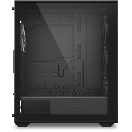 Carcasa Sharkoon VK4 ARGB Midi Tower (negro | 2x USB-A | RGB | vidrio templado)