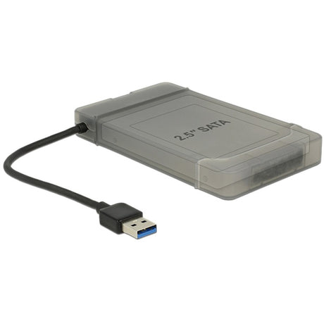 Delock Convertidor USB-A 3.2 > Conector SATA de 22 pines (negro, 0,15 metros)