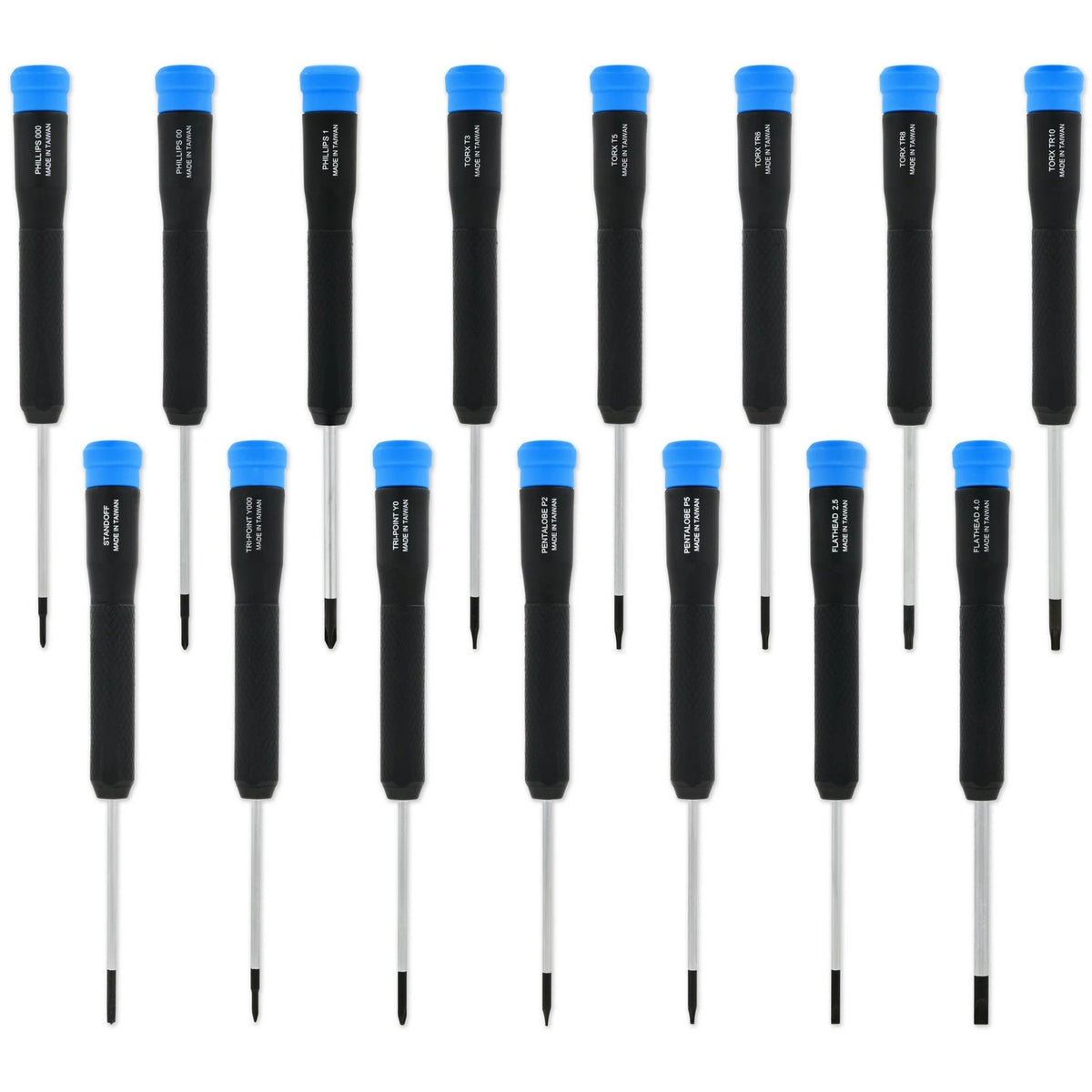 Juego de destornilladores de precisión Ifixit Marlin, 15 piezas (negro azul)