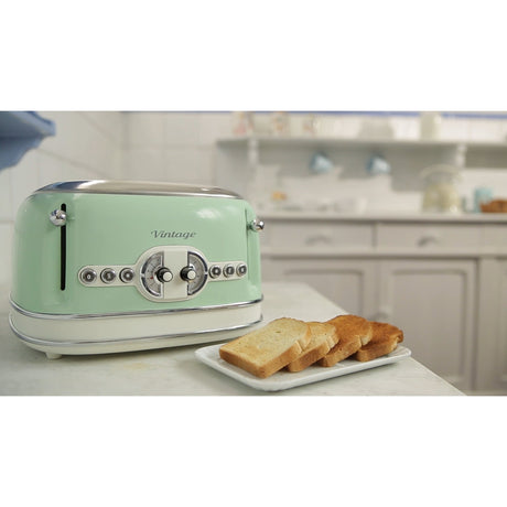 Tostadora vintage Ariete 0156 04 (verde claro)