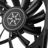 Silverstone air slimmer 90 ventilador para caja (negro, 92 x 92 x 15 mm, pwm)