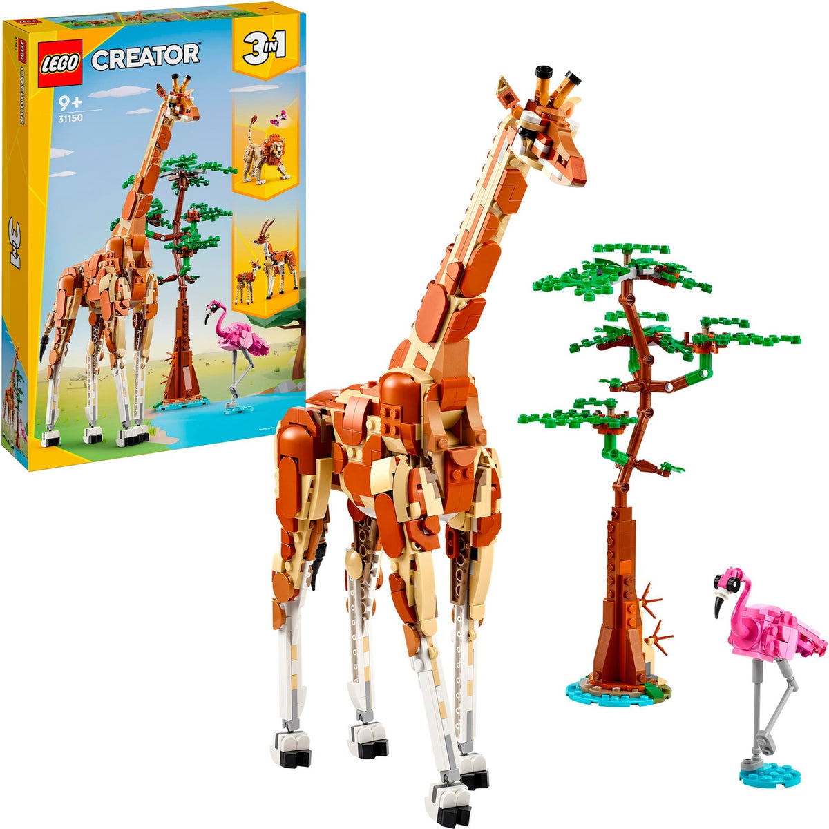 Lego creador 3 en 1 animales de safari - 31150