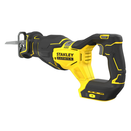 Sierra alternativa sin escobillas Stanley fatmax v20 18v (negra amarilla, batería y cargador no incluidos)