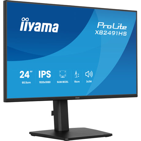 Monitor Iiyama prolite xb2491hs-b1 23,8 (negro, 120 hz, hdmi, displayport, audio)
