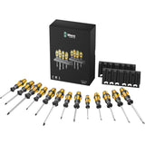 Juego de destornilladores Wera big pack 900 (negro amarillo, 13 piezas)