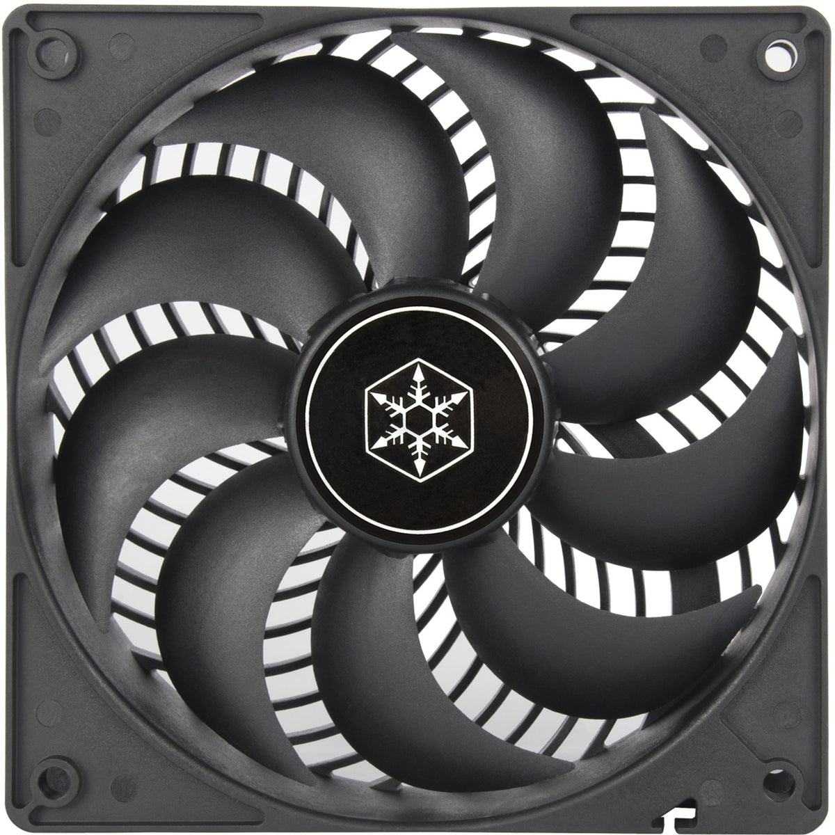 Silverstone air penetrator 120i ventilador de caja (negro, 120 x 120 x 25 mm)