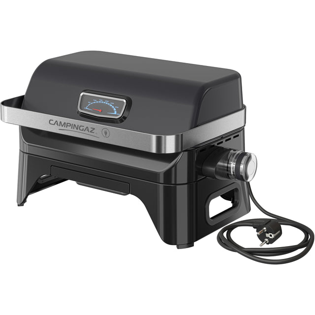 Barbacoa eléctrica Campingaz actitud 2go (plata negra, 2000 vatios)