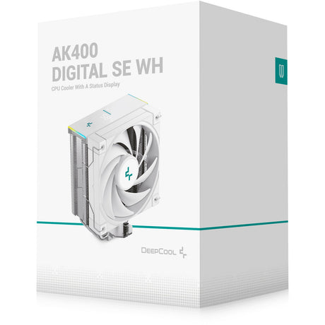 Enfriador de CPU Deepcool AK400 Digital SE RGB (blanco)