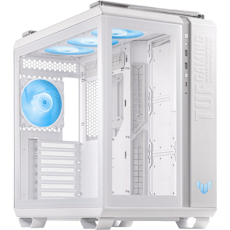 Carcasa torre midi asus tuf gaming gt502 plus (blanco | 2x USB-A | 1x USB-C | vidrio templado)