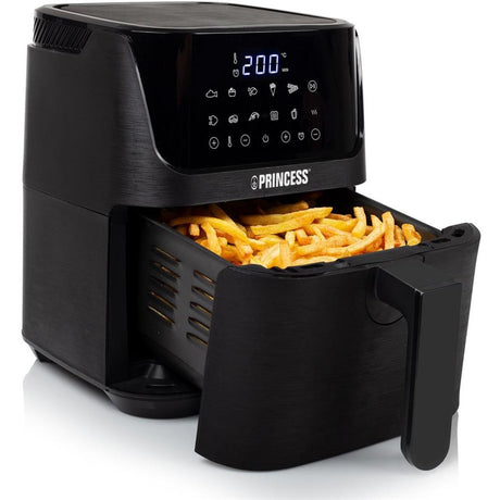 Freidora de aire caliente digital Princess xl 182024 (negra, 3,5 l)