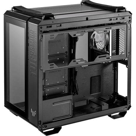 Carcasa de torre midi asus tuf gaming gt502 plus (negro | 2x USB-A | 1x USB-C | vidrio templado)