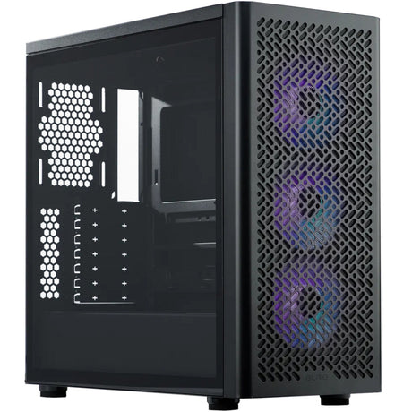Carcasa Cooler Master Elite 502 Midi Tower (negro | 1x USB-A | 1x USB-C | RGB | vidrio templado)