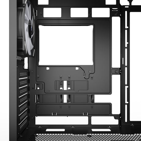 Carcasa de torre midi Sharkoon ak3 rgb (negro | 2x usb-a | 1x usb-c | rgb | vidrio templado)