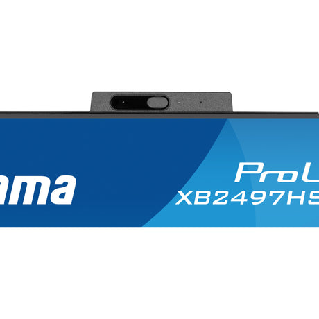 Monitor iiyama prolite xb2497hsnh-b1 23.8 (negro, hdmi, displayport, lan, audio, usb-c, webcam)