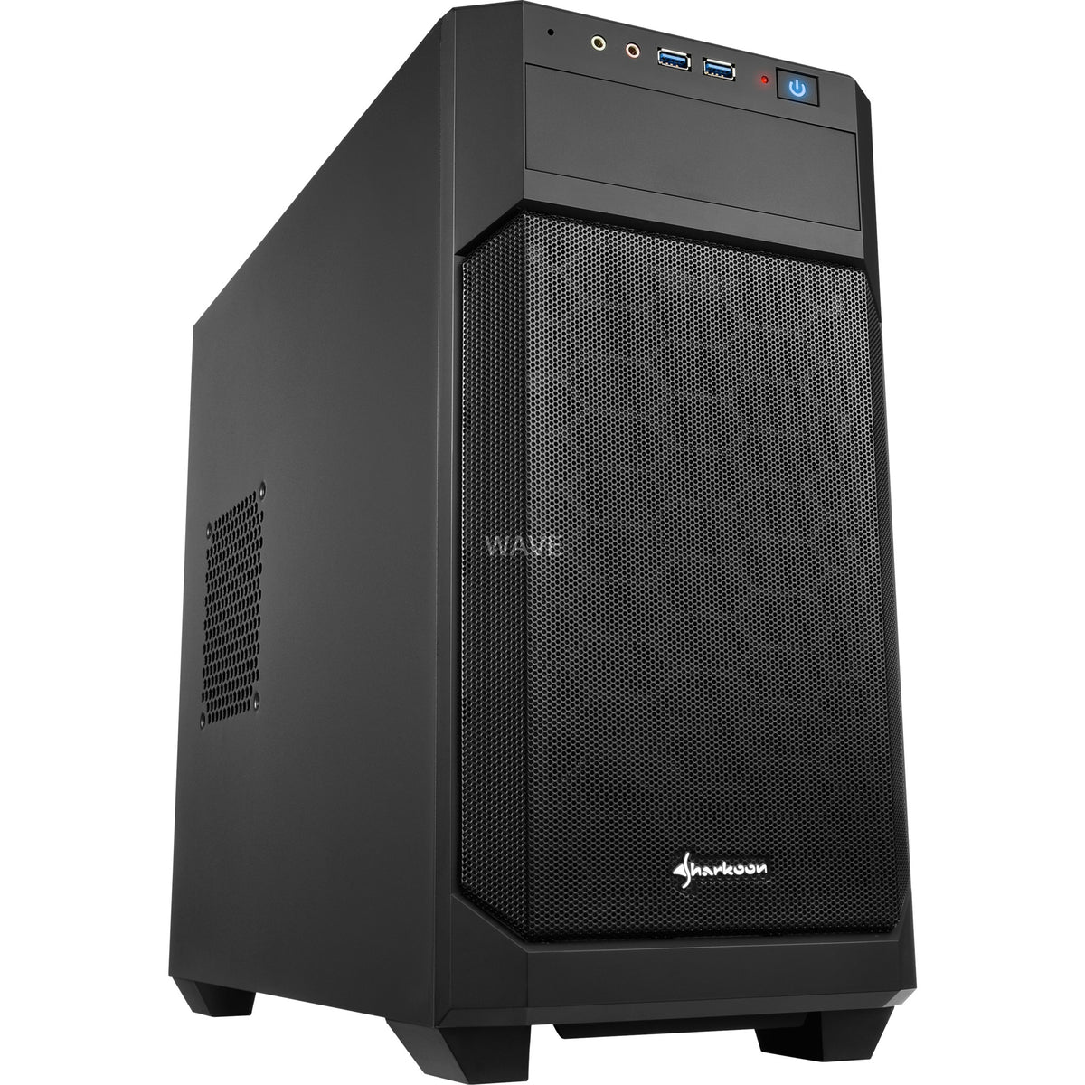 Carcasa de torre midi Sharkoon v1000 (negro | 2x USB-A)