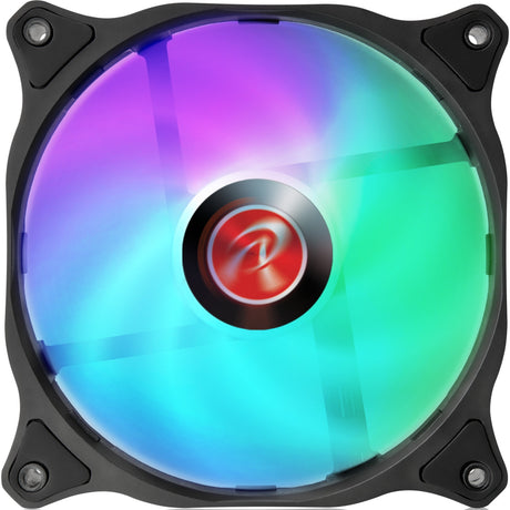 Ventiladores de caja Raijintek eos 12 rbw add-2 rgb (negro, 2 piezas, 120 x 120 x 25 mm, pwm)