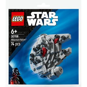 Lego star wars - juguete de construcción modelo mini halcón milenario (30708)