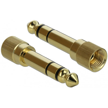 Delock Cable estéreo Conector de 3,5 mm y 3 clavijas > Conector de 3,5 mm y 3 clavijas (negro, 2 metros)